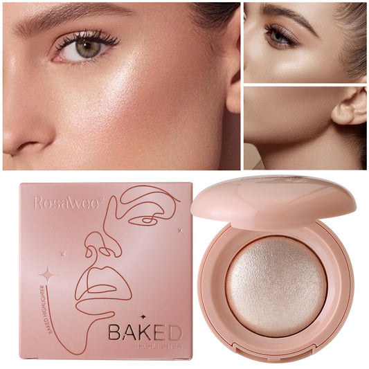 Potato puree highlighter powder for facial makeup