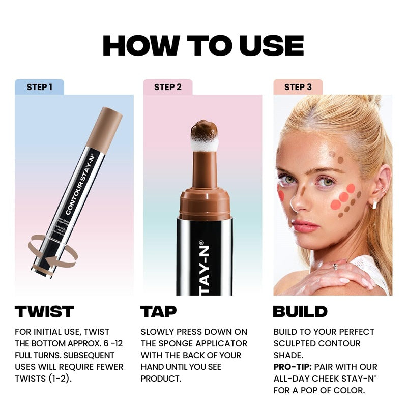 Sacheu Liquid Contour Stay-N Long Wear Cream Contour Makeup