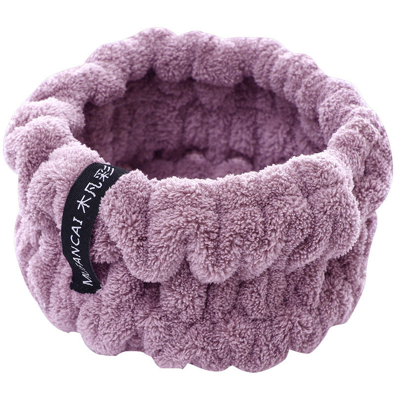 Plush Bow Hair Tie Headband