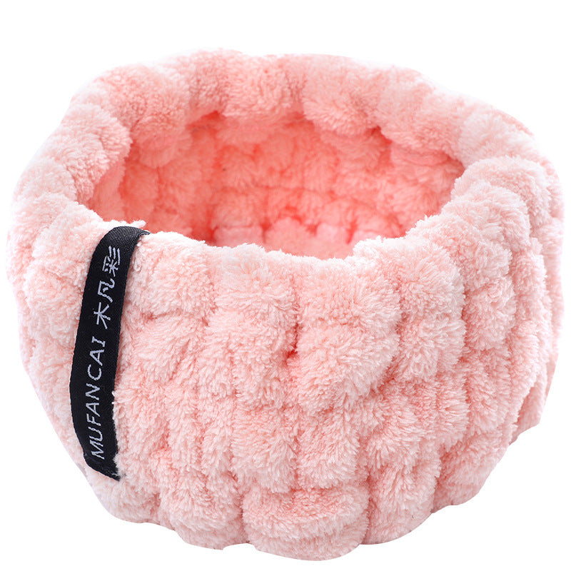 Plush Bow Hair Tie Headband