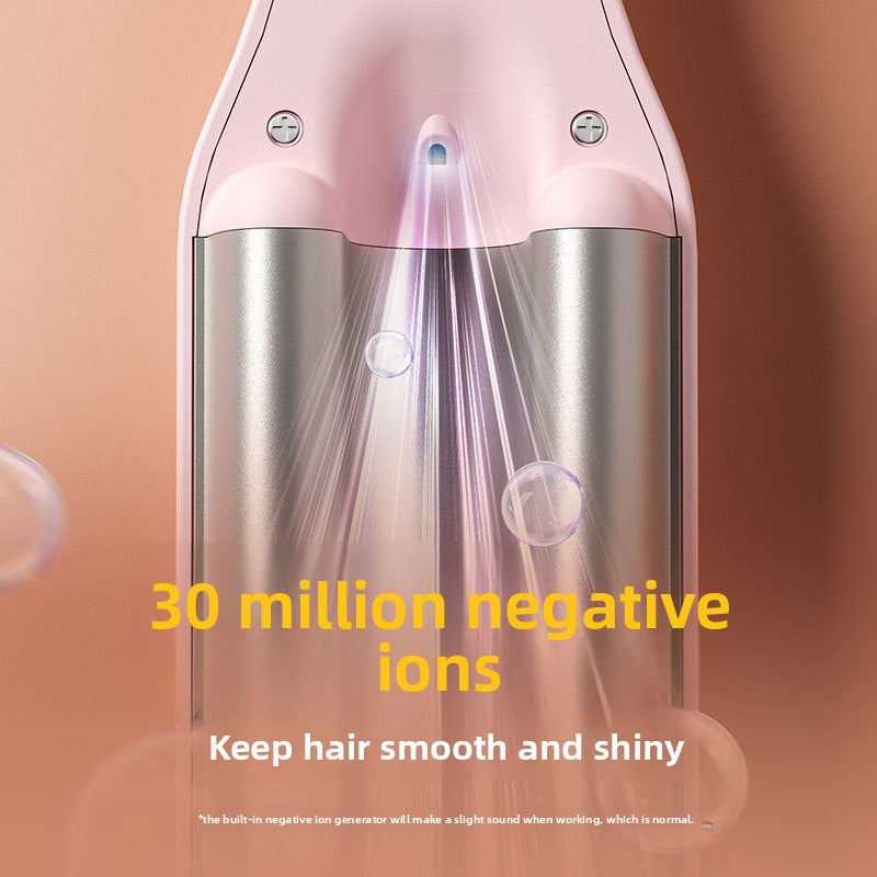Deep u hair curling iron for long-lasting styling