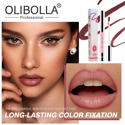 Peel-Off Lip Liner Moisturizing Long-Lasting Non-Smudging