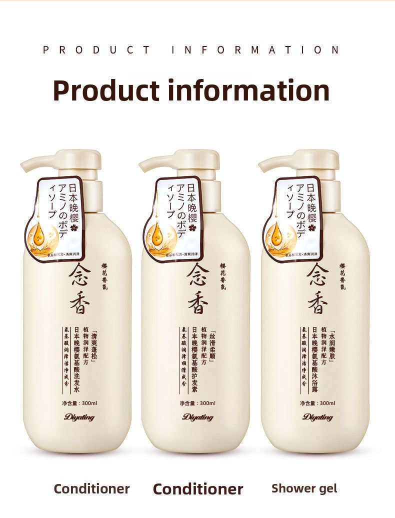 Evening Sakura Shampoo Conditioner Body Soap