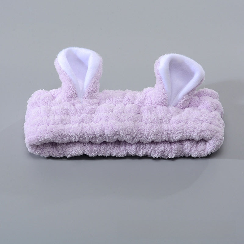 Plush Bow Hair Tie Headband