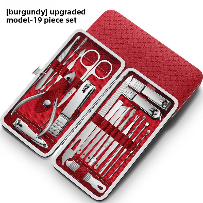 oblique pedicure nail tools beauty set