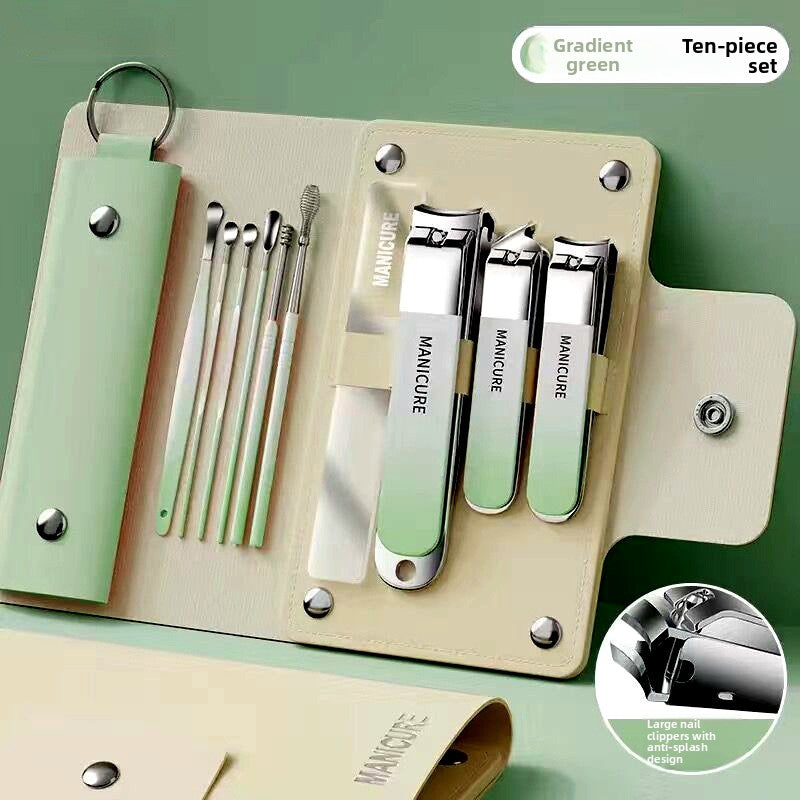 oblique pedicure nail tools beauty set