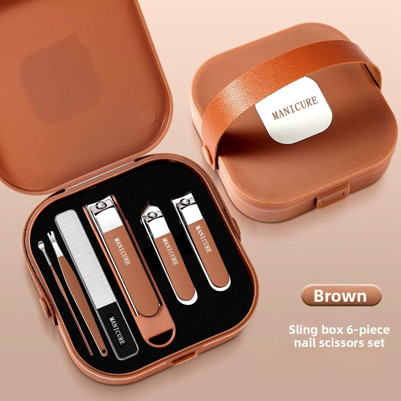 oblique pedicure nail tools beauty set