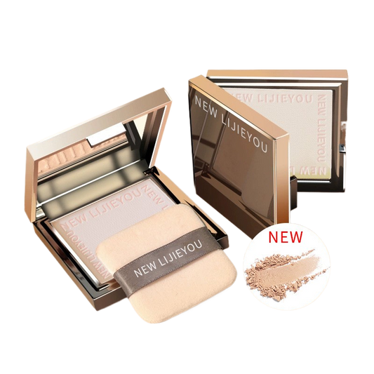 Small Silver Nugget Soft Focus Honey Powder Cake to Set Makeup