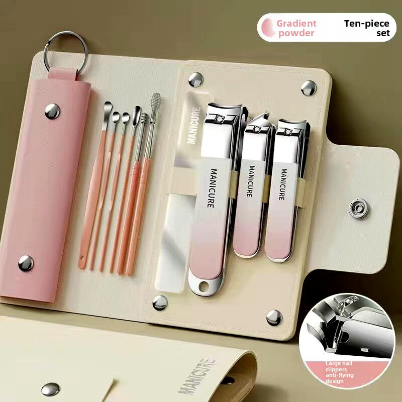 oblique pedicure nail tools beauty set