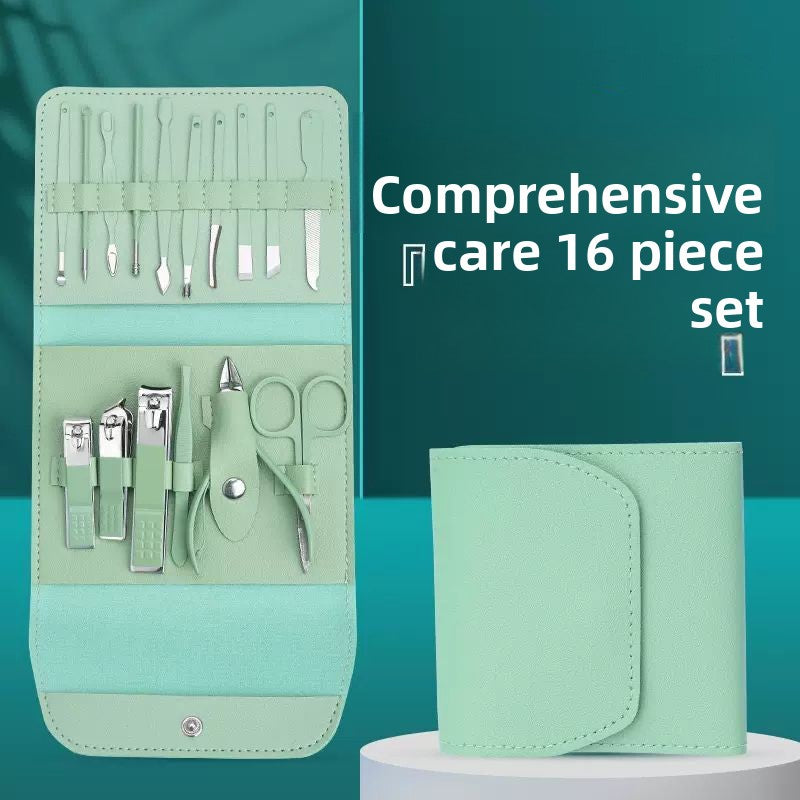 oblique pedicure nail tools beauty set
