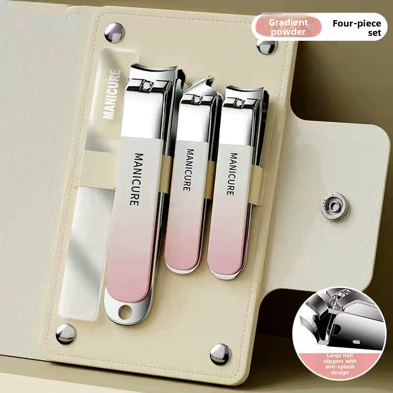 oblique pedicure nail tools beauty set