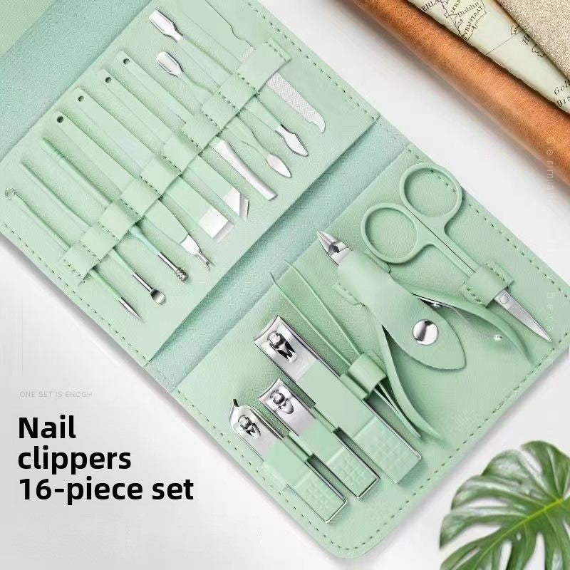 oblique pedicure nail tools beauty set